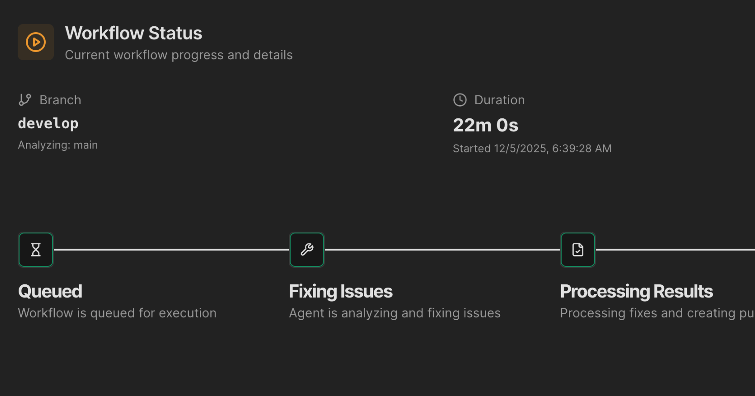 Screenshot of the CodeKudu coding agent page